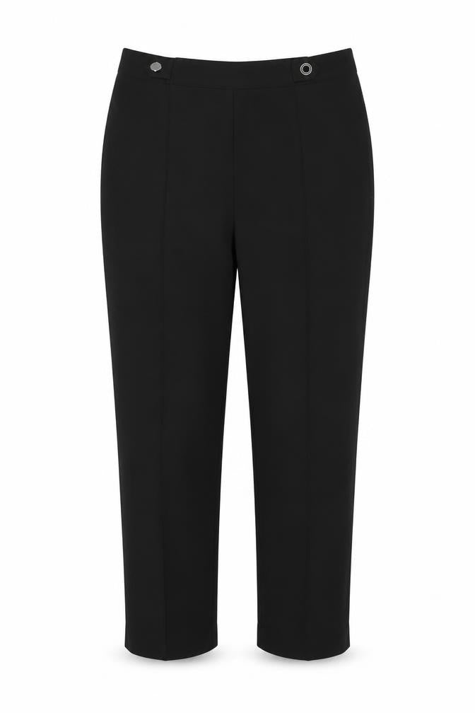 Womens UK Size 12 Classics Regular Fit  Black Trousers