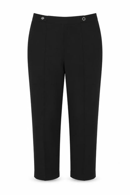 Womens UK Size 12 Classics Regular Fit  Black Trousers