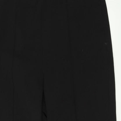 Womens UK Size 12 Classics Regular Fit  Black Trousers