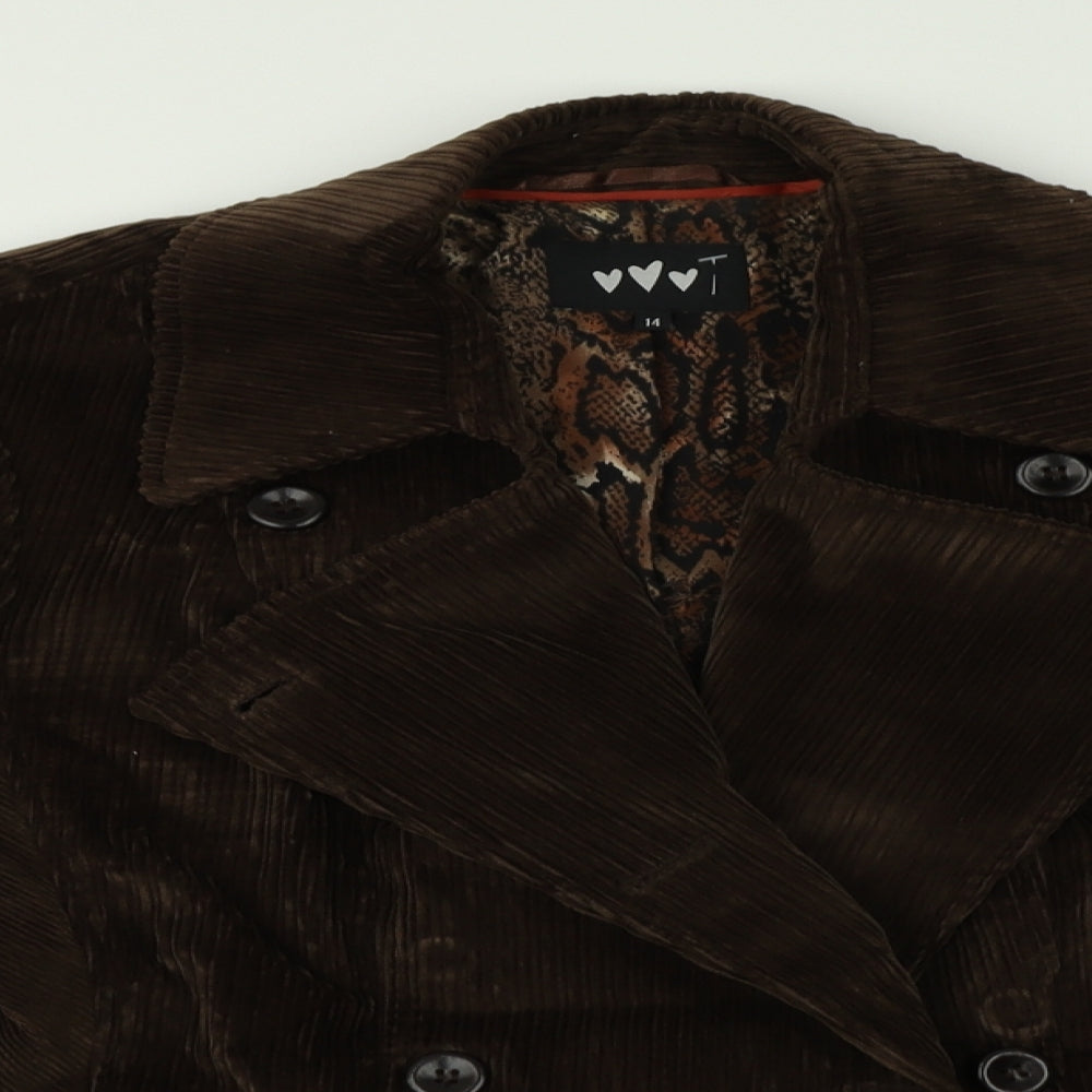 Womens UK Size 14 Marks and Spencer Brown Jacket