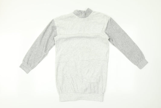 Atmosphere Womens Grey Solid   Nightshirt Size 6