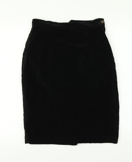 George Womens Black   Straight & Pencil Skirt Size S