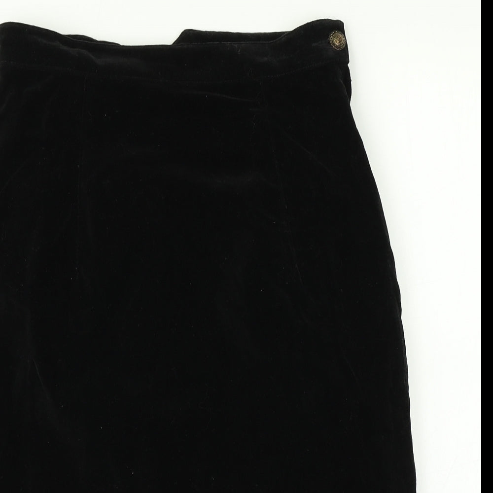 George Womens Black   Straight & Pencil Skirt Size S