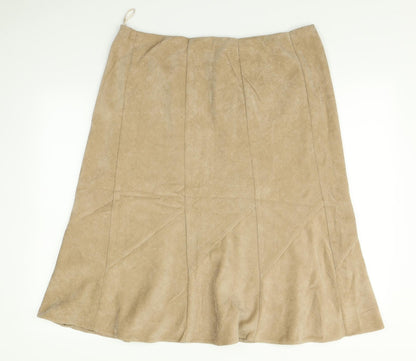 Classic Womens Brown   Swing Skirt Size 18