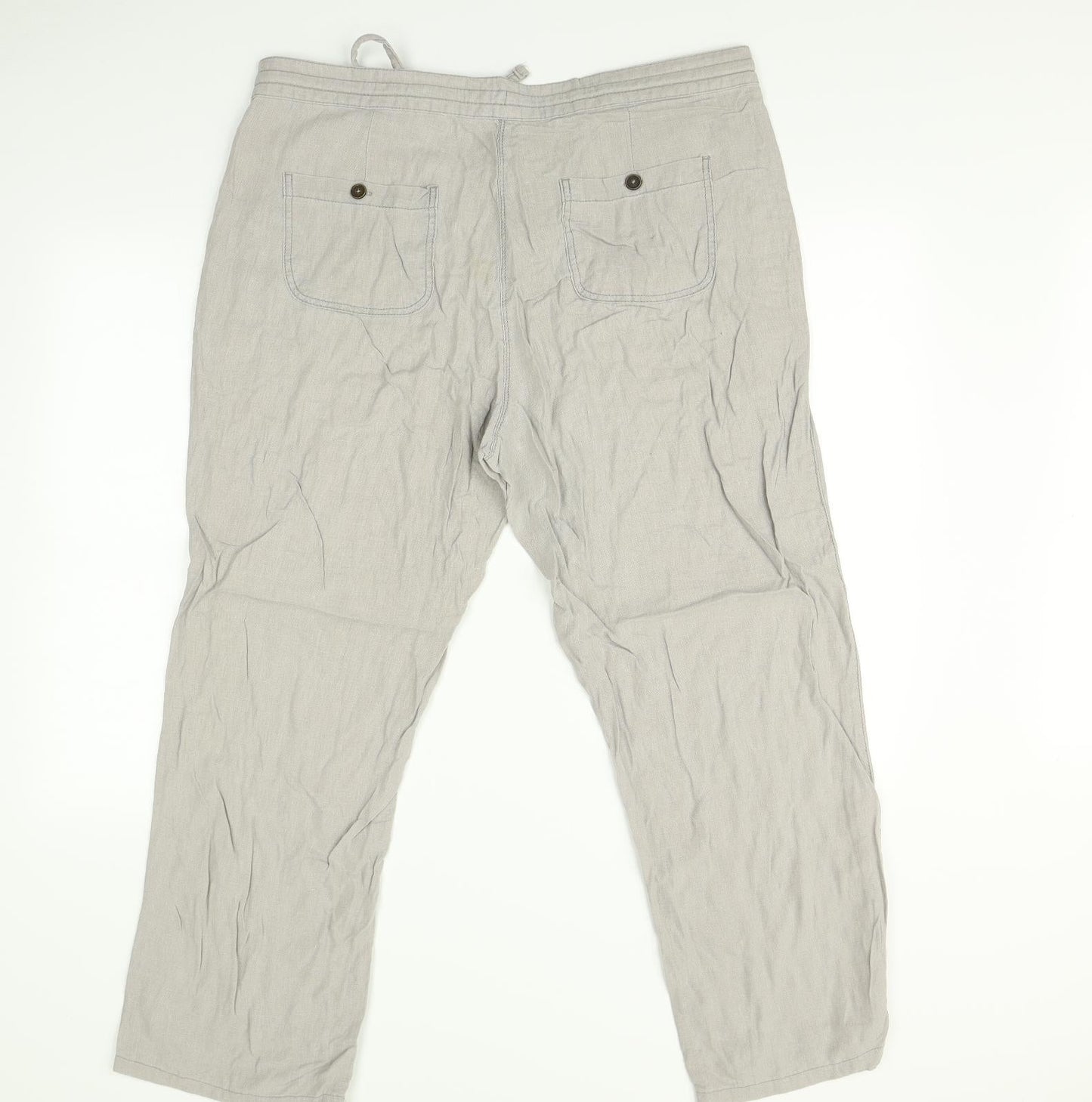 Womens UK Size 16 Collection Regular Fit  Grey Trousers