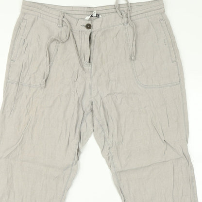 Womens UK Size 16 Collection Regular Fit  Grey Trousers