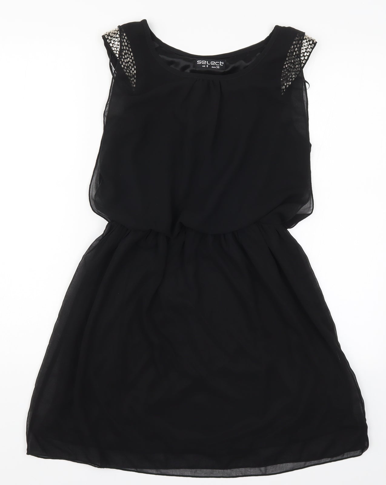 Select Womens Black   Mini  Size 8