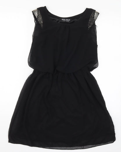 Select Womens Black   Mini  Size 8