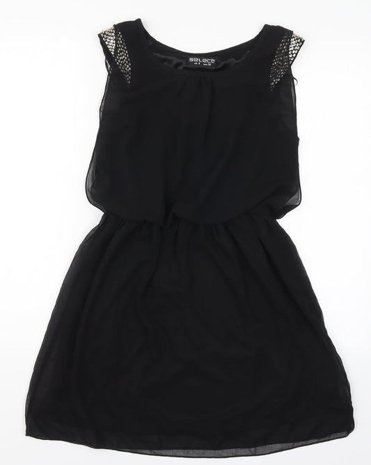 Select Womens Black   Mini  Size 8