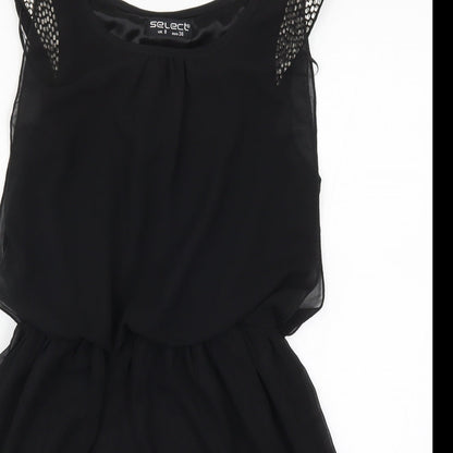 Select Womens Black   Mini  Size 8