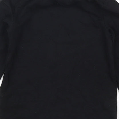 Crane Boys Black   Basic T-Shirt Size 7-8 Years