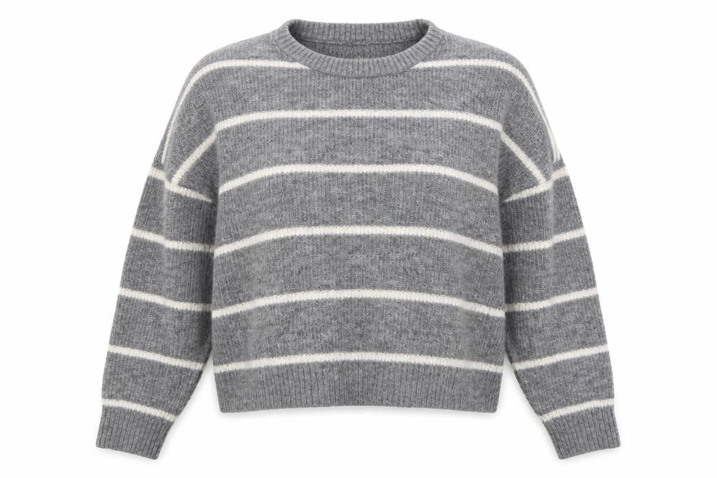 Womens UK Size L H&M Grey Pullover Jumper