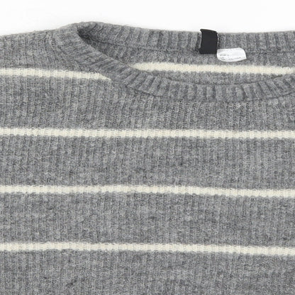 Womens UK Size L H&M Grey Pullover Jumper