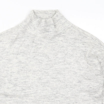 Womens UK Size S New Look Grey Pullover Jumper