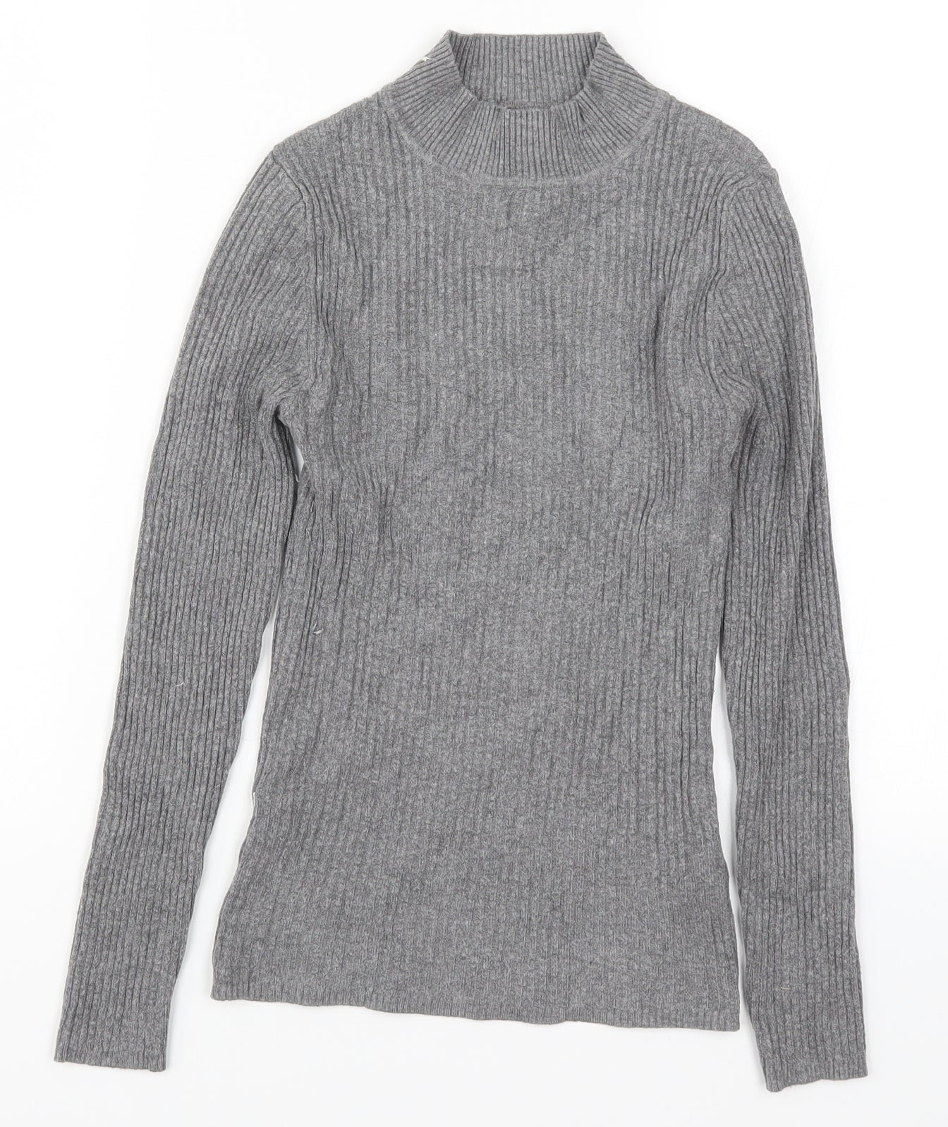 Primark Womens Grey  Knit Pullover Jumper Size 10