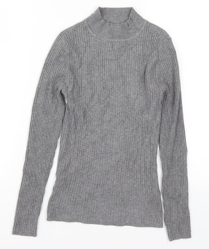 Primark Womens Grey  Knit Pullover Jumper Size 10