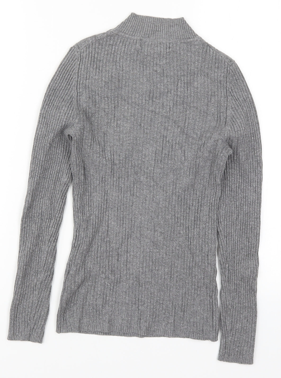 Primark Womens Grey  Knit Pullover Jumper Size 10
