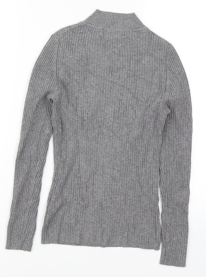 Primark Womens Grey  Knit Pullover Jumper Size 10