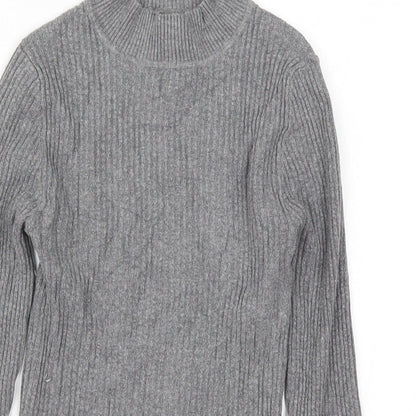 Primark Womens Grey  Knit Pullover Jumper Size 10