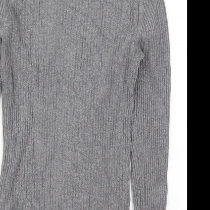 Primark Womens Grey  Knit Pullover Jumper Size 10