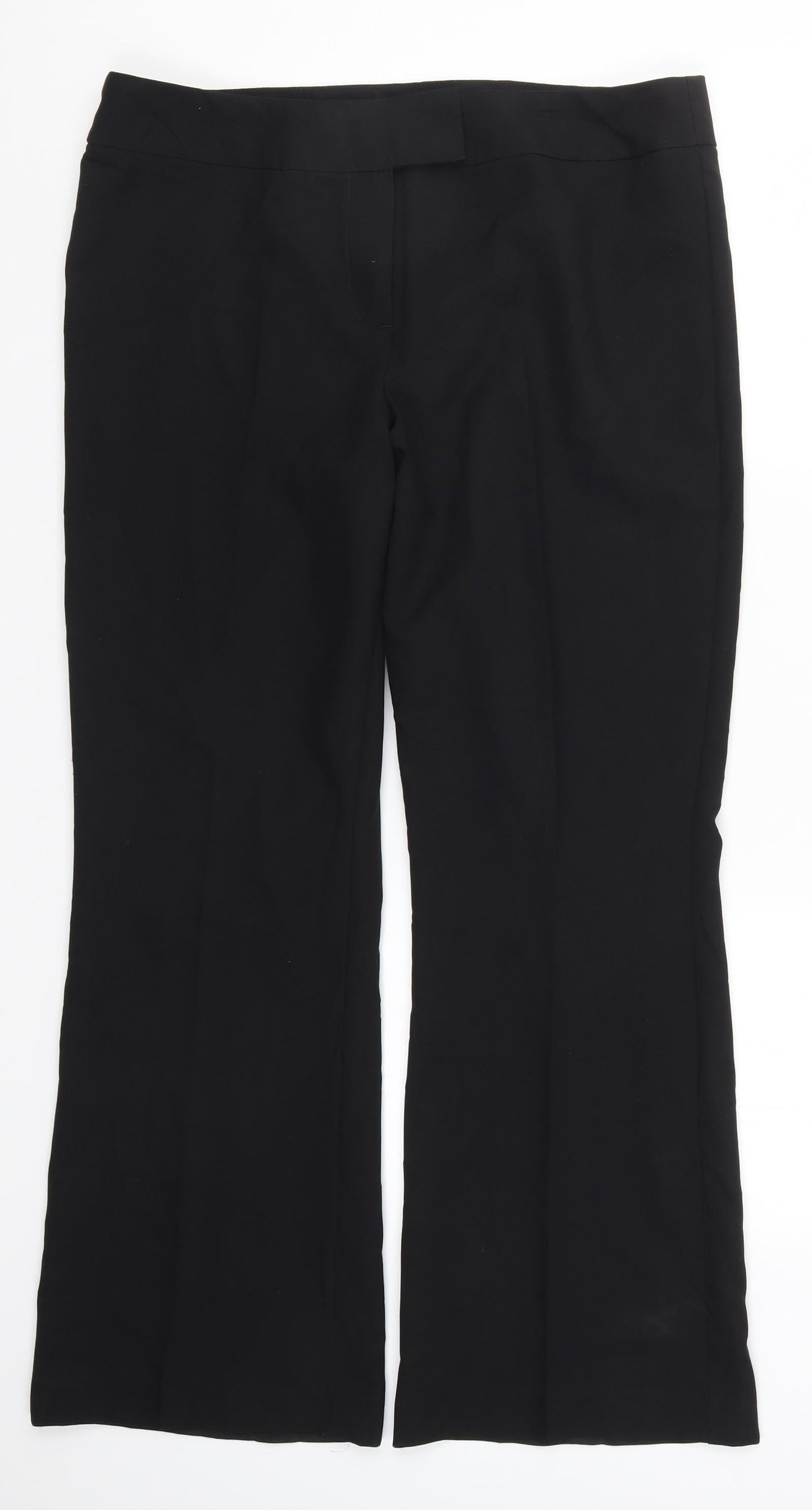 George Womens Black   Trousers  Size 14 L28 in