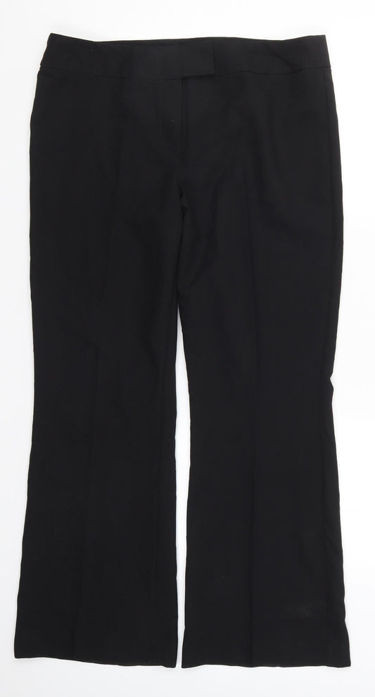 George Womens Black   Trousers  Size 14 L28 in