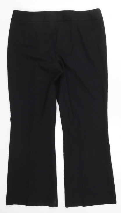 George Womens Black   Trousers  Size 14 L28 in