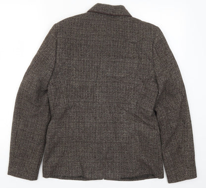 Womens UK Size 12 M&Co Brown Jacket