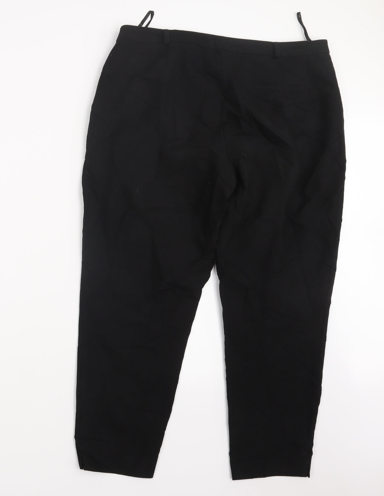 New Look Womens Black   Trousers  Size 14 L25.5 in