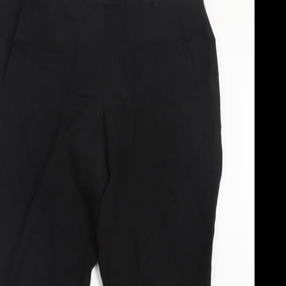 New Look Womens Black   Trousers  Size 14 L25.5 in
