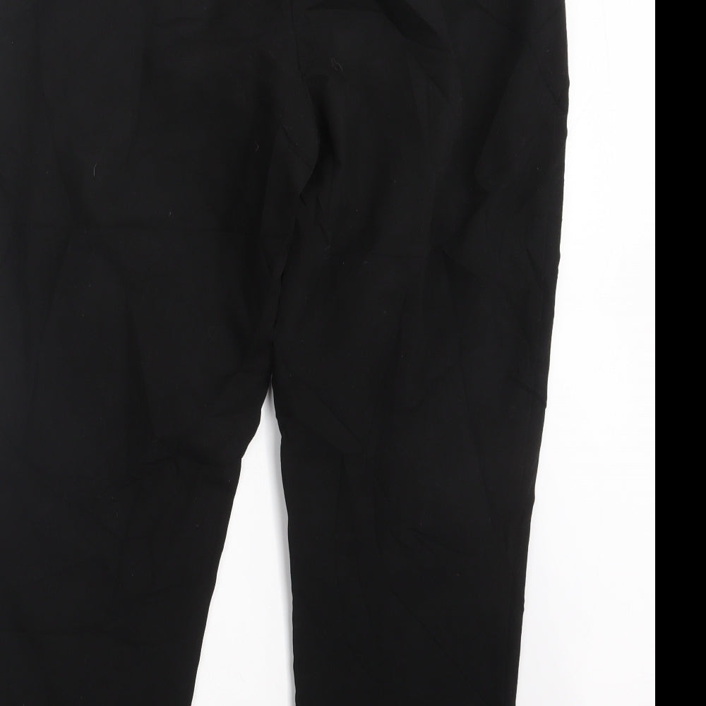 New Look Womens Black   Trousers  Size 14 L25.5 in