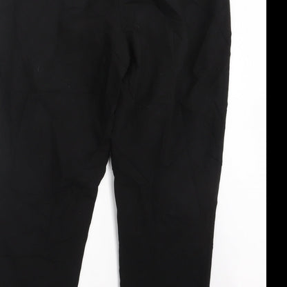 New Look Womens Black   Trousers  Size 14 L25.5 in