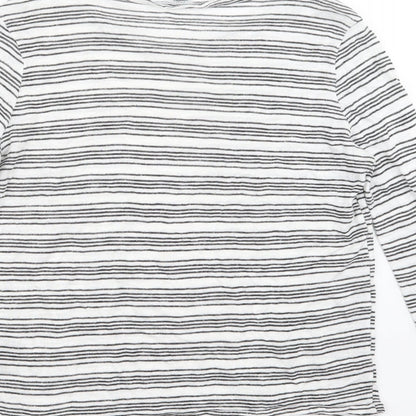 Divided by H&M Womens Black Striped  Pullover Jumper Size S