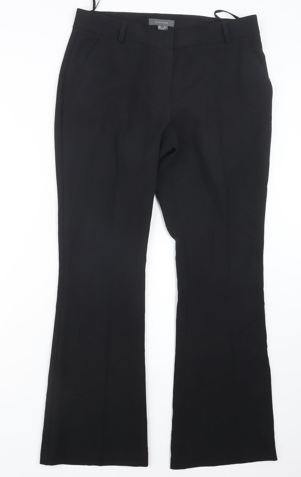 Womens UK Size 12 Atmosphere Regular Fit  Black Trousers