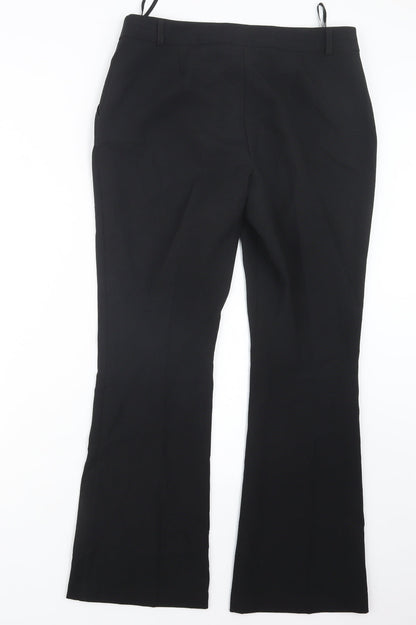 Womens UK Size 12 Atmosphere Regular Fit  Black Trousers