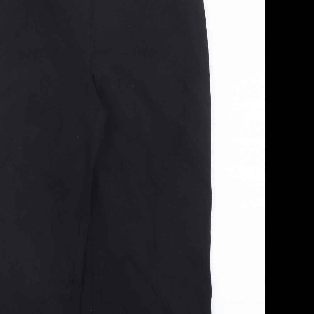 Womens UK Size 12 Marks and Spencer Regular Fit  Black Trousers