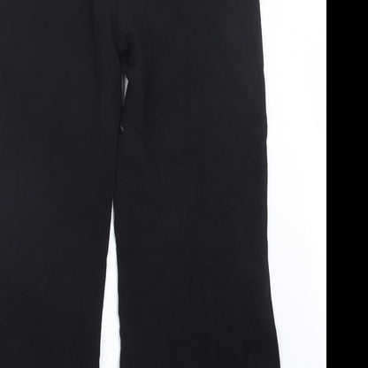 Womens UK Size 12 Marks and Spencer Regular Fit  Black Trousers