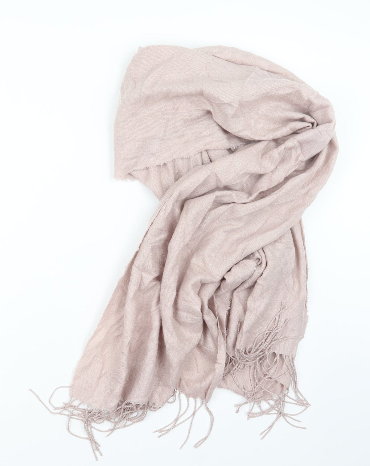 Preworn Womens Pink  Knit  Scarf