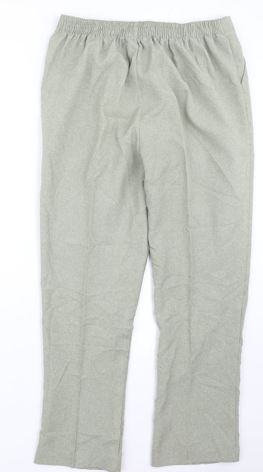 Classic Womens Green   Trousers  Size 16 L27.5 in