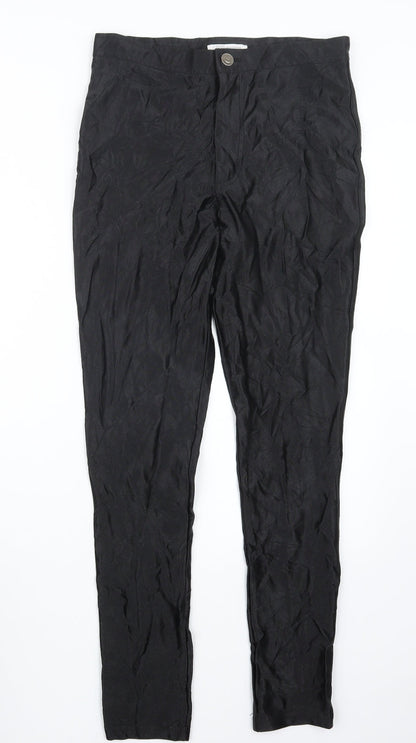 Womens UK Size 12 Glamorous Regular Fit  Black Trousers