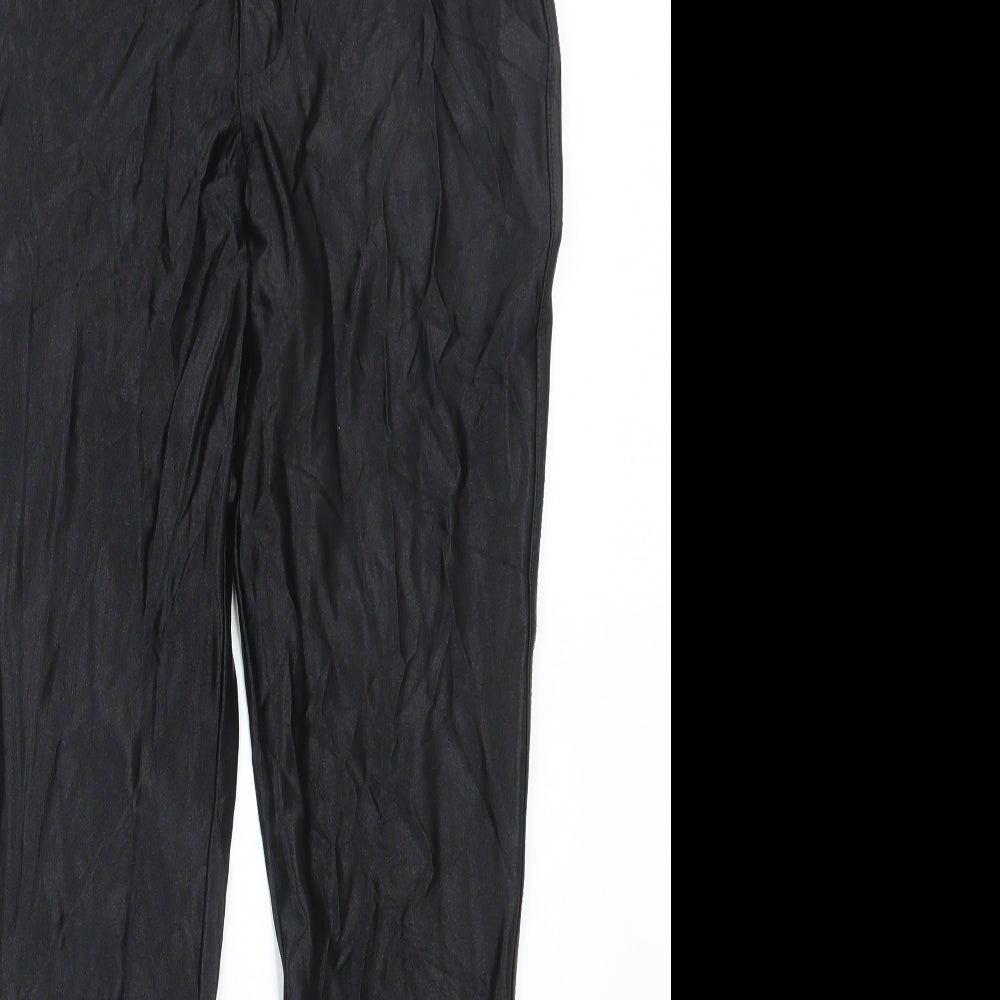 Womens UK Size 12 Glamorous Regular Fit  Black Trousers