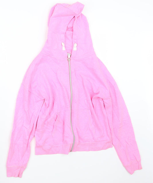 TU Girls Pink   Full Zip Hoodie Size 12 Years