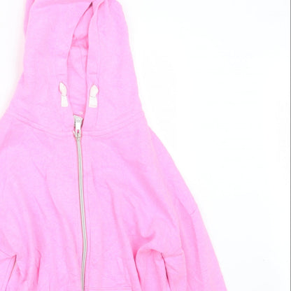 TU Girls Pink   Full Zip Hoodie Size 12 Years