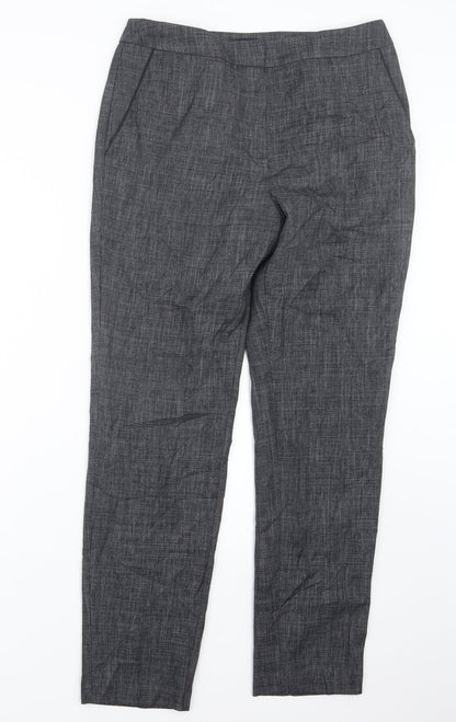 Womens UK Size 10 Papaya Regular Fit  Black Trousers
