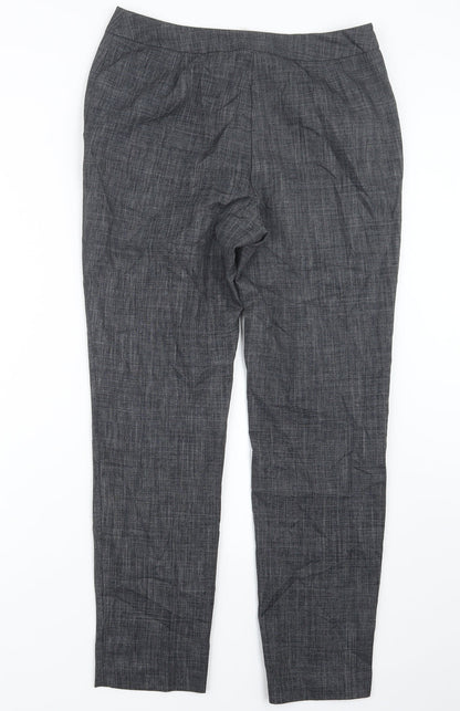 Womens UK Size 10 Papaya Regular Fit  Black Trousers