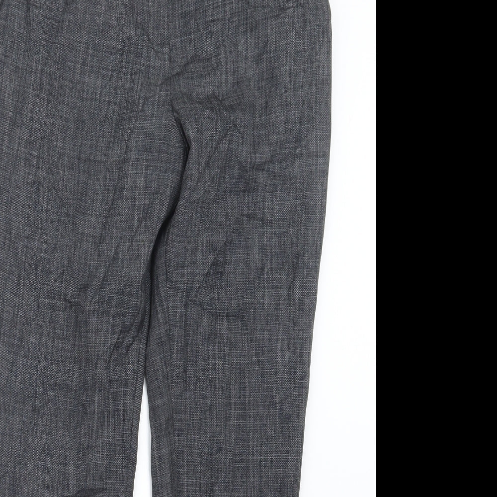 Womens UK Size 10 Papaya Regular Fit  Black Trousers