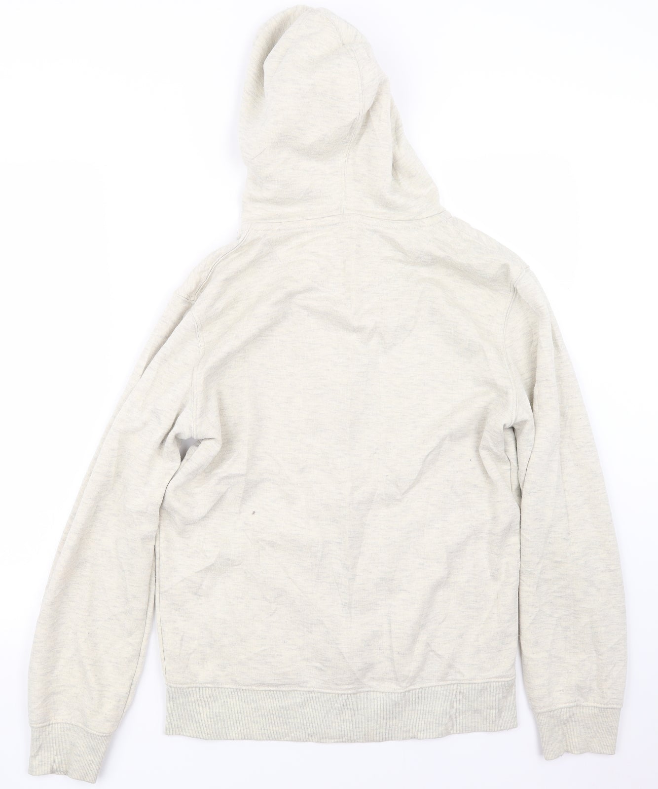 Mens UK Size S Easy Ivory Full Zip Hoodie