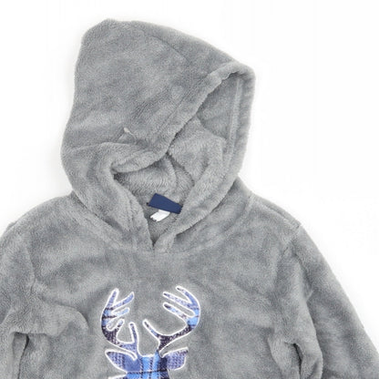 SA Girls Grey   Pullover Hoodie Size 7-8 Years