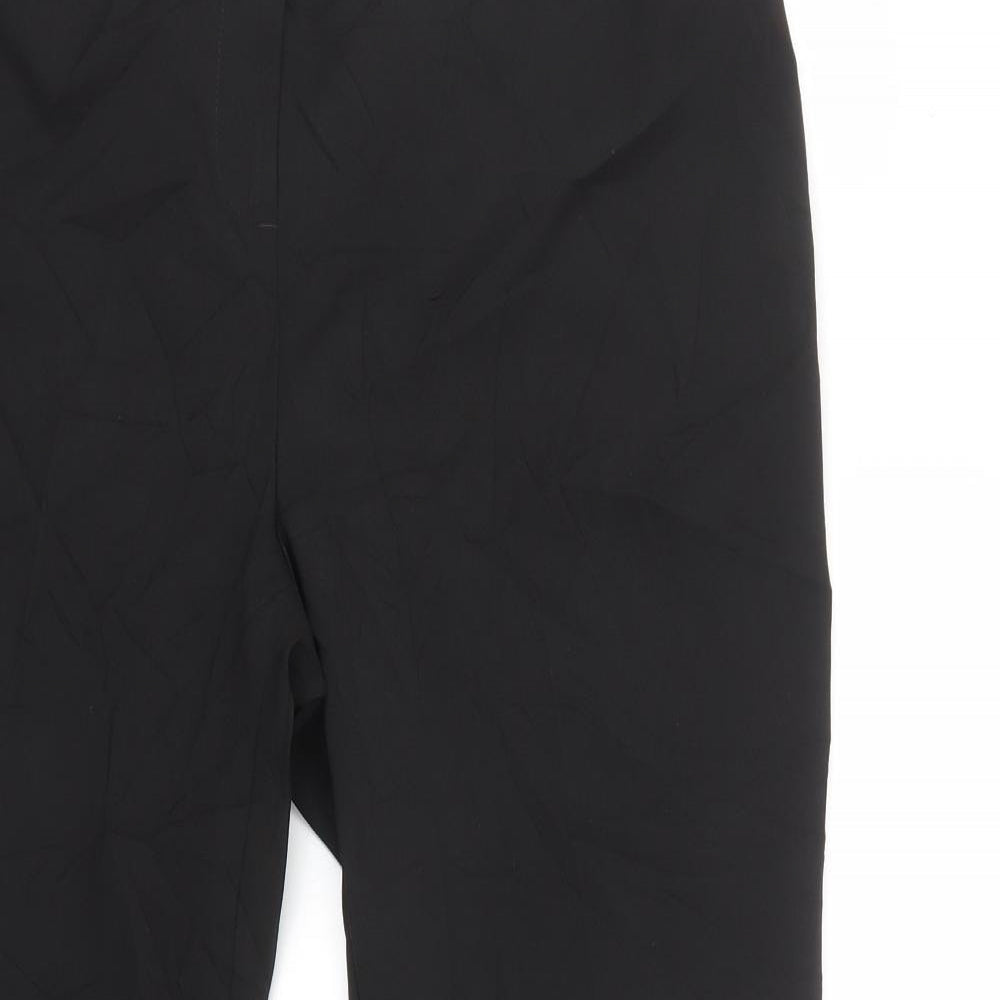 Womens UK Size 16 Papaya Regular Fit  Black Trousers