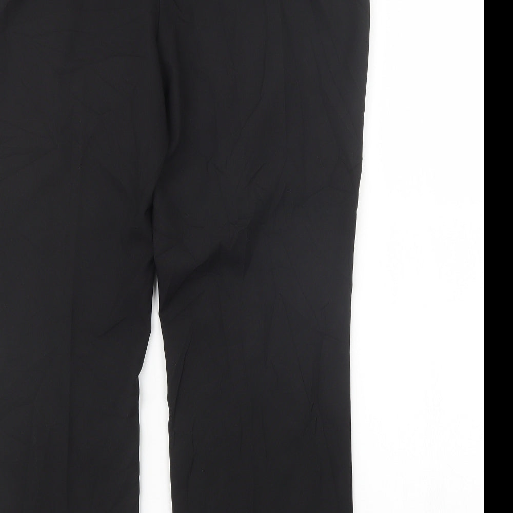 Womens UK Size 16 Papaya Regular Fit  Black Trousers